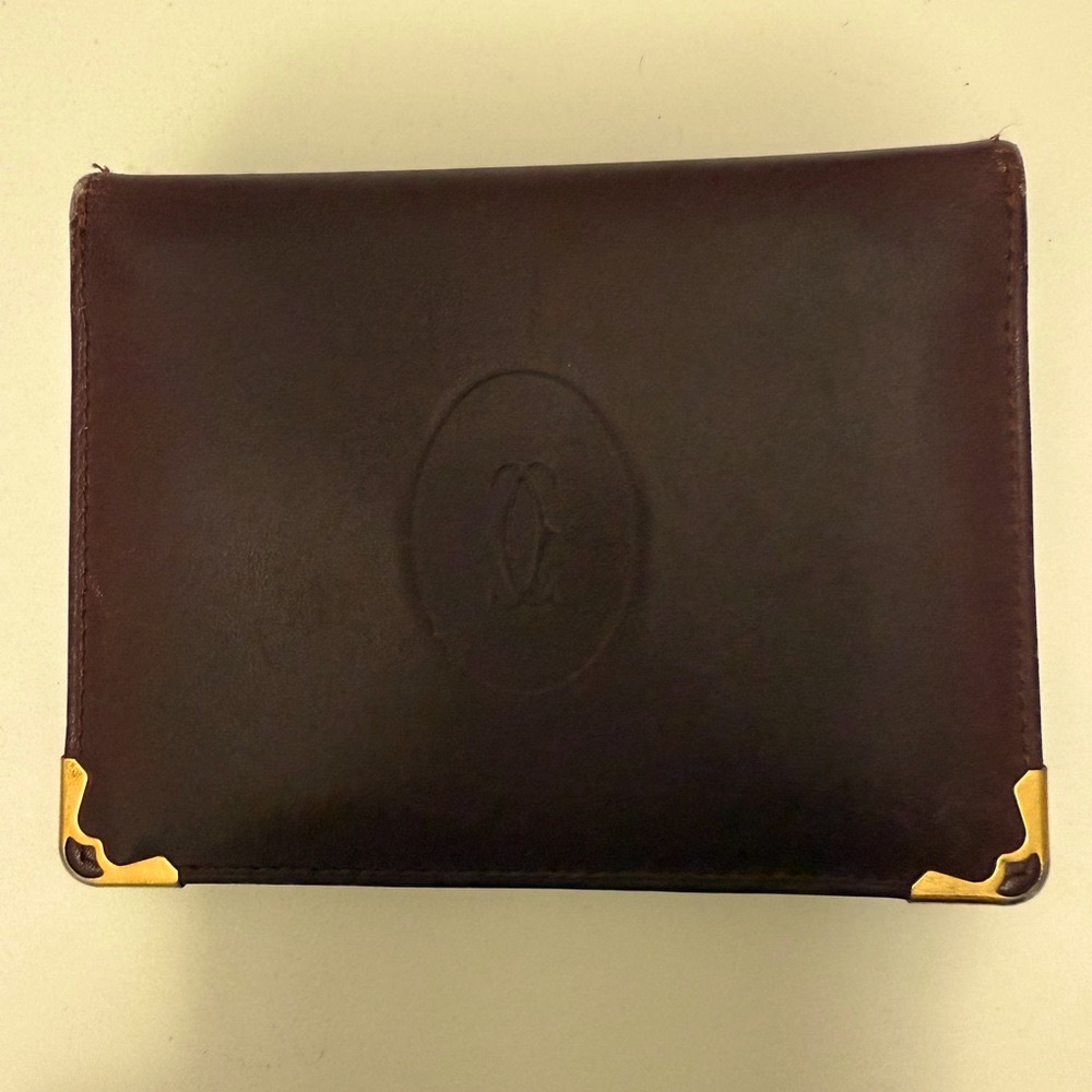 Cartier bifold card holder